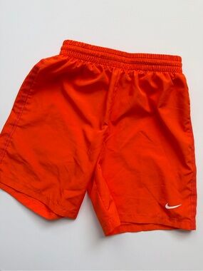 Nike Boys Orange Athletic Shorts